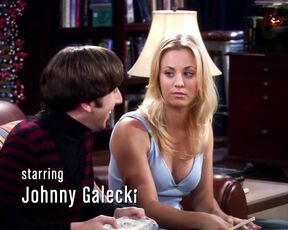 Cleavage on The Big Bang Theory!