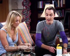 Cleavage on The Big Bang Theory!