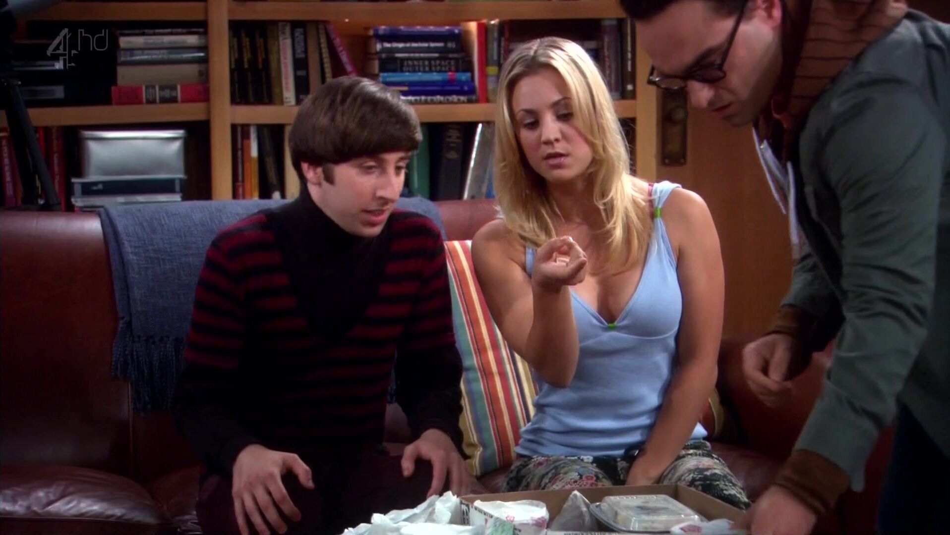 Cleavage on The Big Bang Theory!