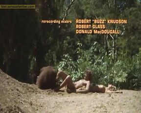 Nude with Big Bare Breasts in Tarzan, the Ape Man!