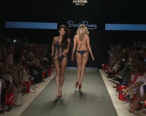 Beach Bunny catwalk compilation and backstage interview!