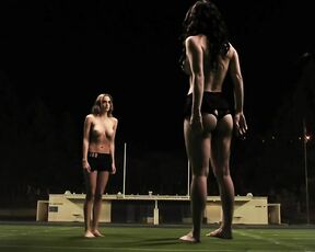 Jena Sims, Olivia Alexander and Anne McDaniels Topless in Attack of the 50ft Cheerleader HiDef 720p!