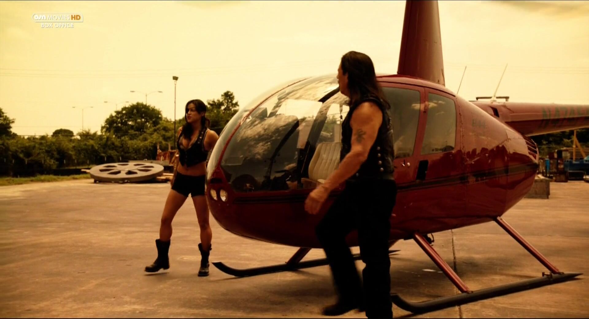 Cleavage in Machete Kills HiDef 1080p!