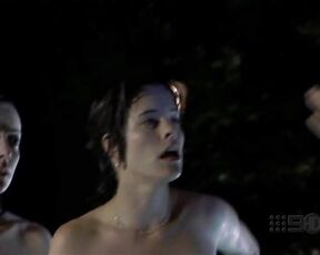 and Parker Posey Nude underwater and above water in The Anniversary Party!