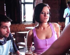 Cleavage on Hollyoaks!