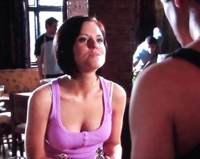 Cleavage on Hollyoaks!