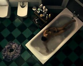 Completely Nude in bathtub from Oscar: The Color of Destiny!