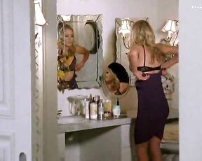 in underwear and cleavage on Chuck s02e01!