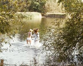 frollicking Nude in the water in Dangerous Parking!