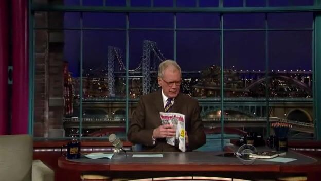 on Letterman!