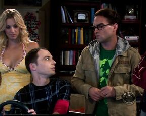 Hard Nipples on The Big Bang Theory!