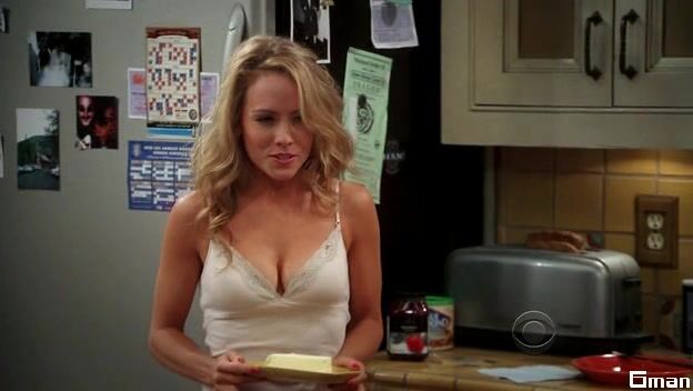 Cleavage and in Panties on 2 and a Half Men s06e04!