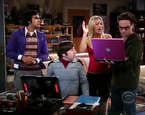 Cleavage and Pokers on Big Bang Theory!