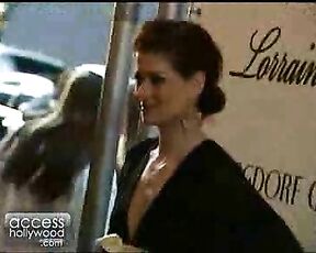 Heidi Klum and Debra Messing at Diamond Monkey Collection Access Hollywood!