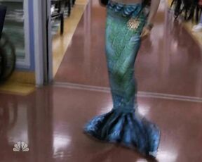 in mermaid costume on ER S15e5!