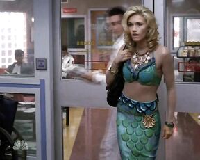 in mermaid costume on ER S15e5!