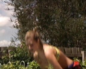 in yellow Bikini on Neighbours!