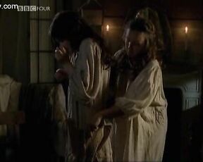 Carli Norris and Rebecca Night Topless in Bed in Fanny Hill!