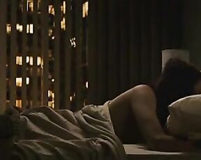 nude in a bed, sorta, in Passengers!