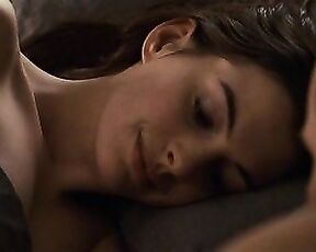 nude in a bed, sorta, in Passengers!