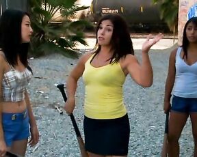 June Marie Sparagna, Donnabelle Mortel and Arden Cho in Hoodrats 2 Hoodrat Warriors!