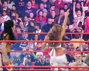 Mickie James and Melina vs Layla El and Jillian Hall on Raw!