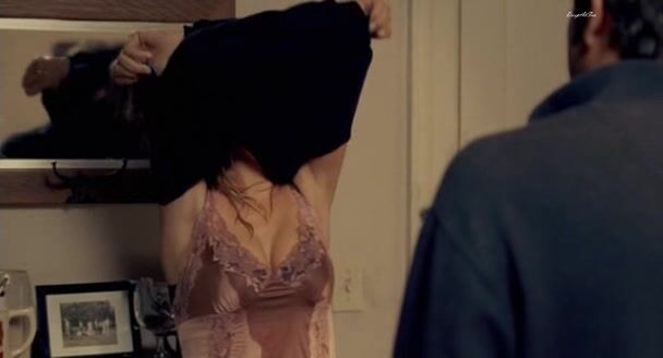 side boob, in Bra and Cleavage in The Accidental Husband!