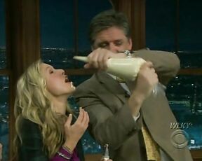 slowmotion money shot from The Late Show with Craig Ferguson!