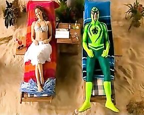 in Bikini in Mr Beans Spiderman!