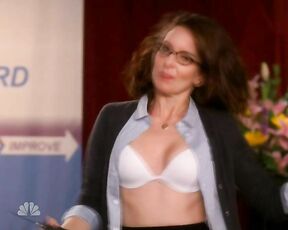 Rips Open Her Shirt While Doing A Little Dance on 30 Rock!