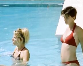 Tonya Kinzinger and Adeline Blondieau in Bikini and See-Thru in Sous le soleil, Jusquau bout!