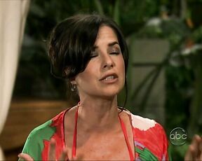 showing Cleavage on General Hospital!