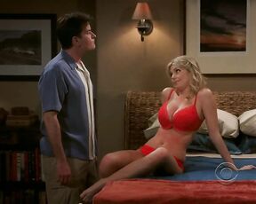 in red Underwear on Two And A Half Men hd!