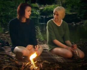 Lily Loveless and Kathryn Prescott in Bra and Panties from Skins!