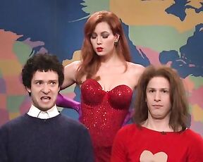 guest appearance as Jessica Rabbit on SNL!