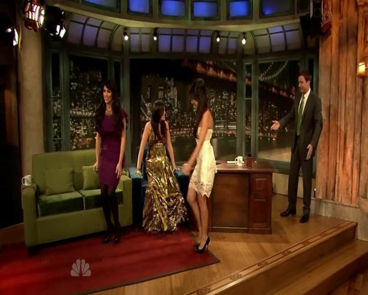 Kourtney, Kim, and Khloe Kardashian on Late Night with Jimmy Fallon!