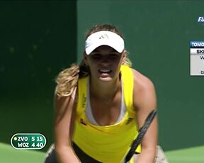 Upskirt playing tennis at Indian Wells 2009 HDTV!