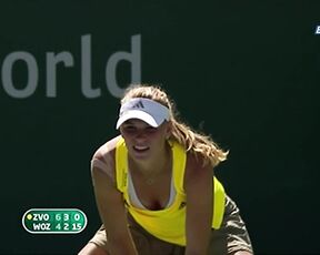 Upskirt playing tennis at Indian Wells 2009 HDTV!