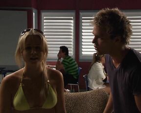 in yellow Bikini on Home and Away!