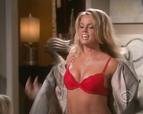 in red Underwear on Rules of Engagement!