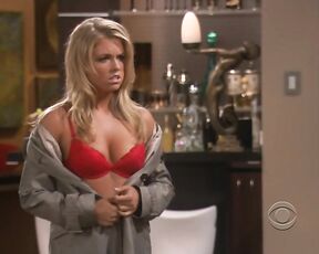 in red Underwear on Rules of Engagement!