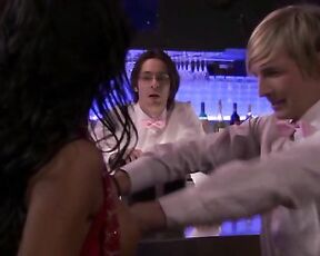 Angelina Bulygina and Christine Nguyen Bare Breasts from Party Down S01E05!