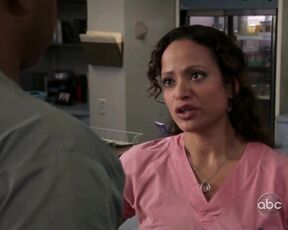 Tongue and Cleavage on Scrubs 8x17 HD!