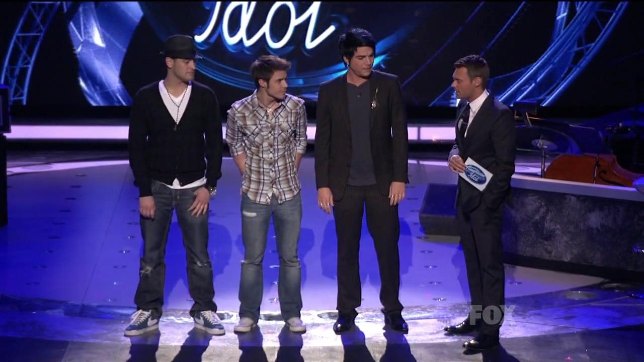 mouth open on American Idol 8x34 HD!