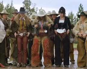 Uma Thurman, Lorraine Bracco, Rain Phoenix and Heather Graham Lesbianism and Bottomless in Even Cowgirls Get the Blues!