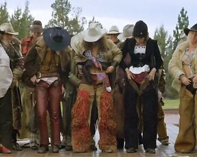 Uma Thurman, Lorraine Bracco, Rain Phoenix and Heather Graham Lesbianism and Bottomless in Even Cowgirls Get the Blues!