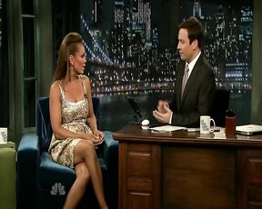 in miniskirt, Leggy and Panty exposure on talk shows!