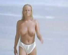 Topless walking down the beach in Fathers Day!