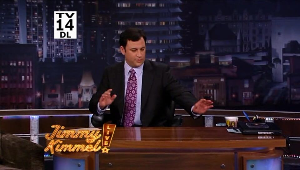 on Jimmy Kimmel!