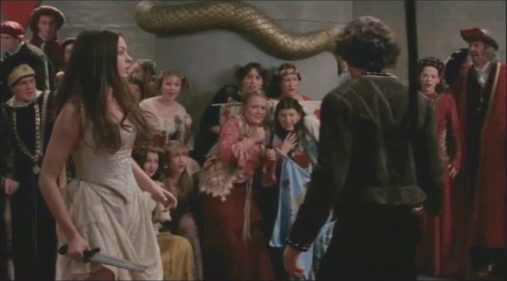 Panty visible in Ella Enchanted!